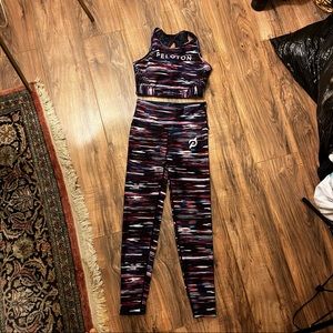 Peloton x WTH leggings and matching bra top